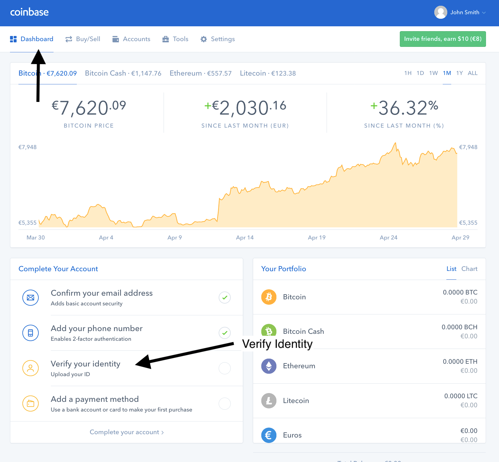 Part 5 – Buying your first coin – Blocktrain